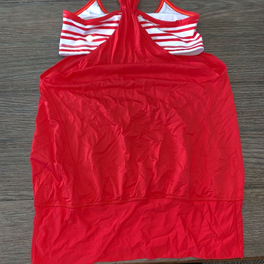Lululemon tank with built-in support